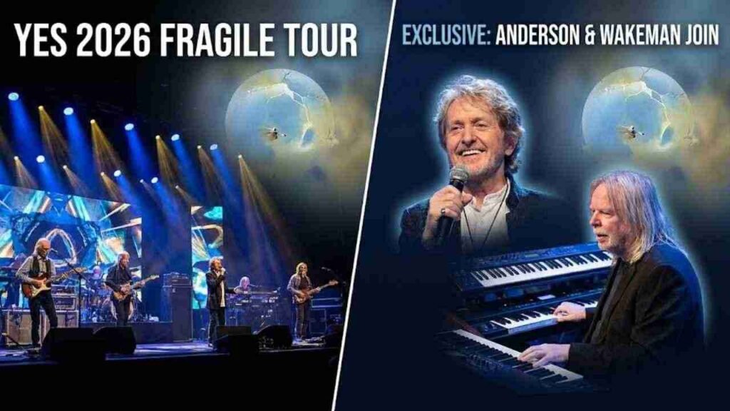 Yes Extends Fragile Tour Into 2026 as Anderson and Wakeman Roll Out Major U.S. Shows